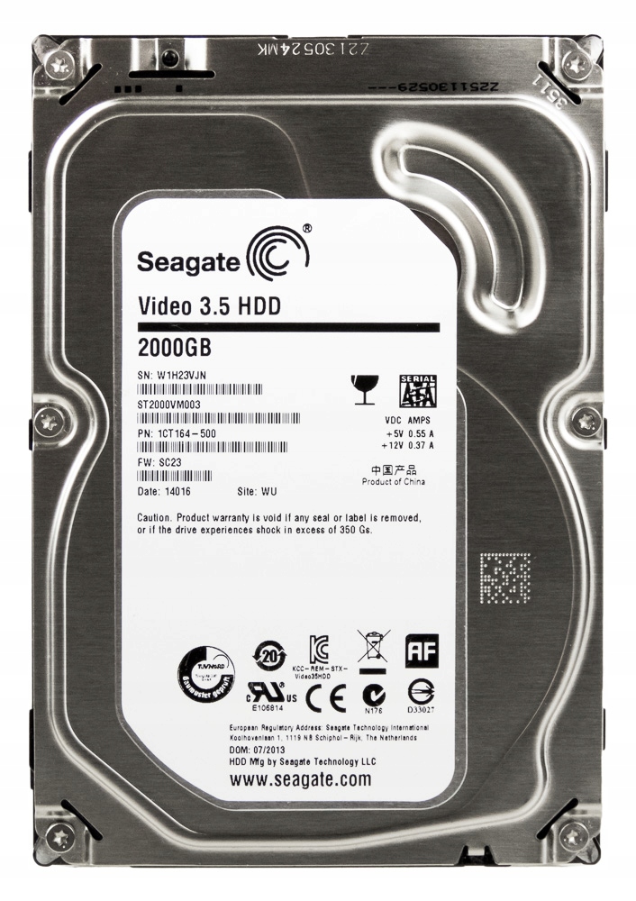 Seagate VIDEO 3.5 HDD ST2000VM003 2TB SATA III 3.5" pevný disk